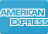American Express logo displayed in blue and white on website for Canton Healthy Smiles dental practice.